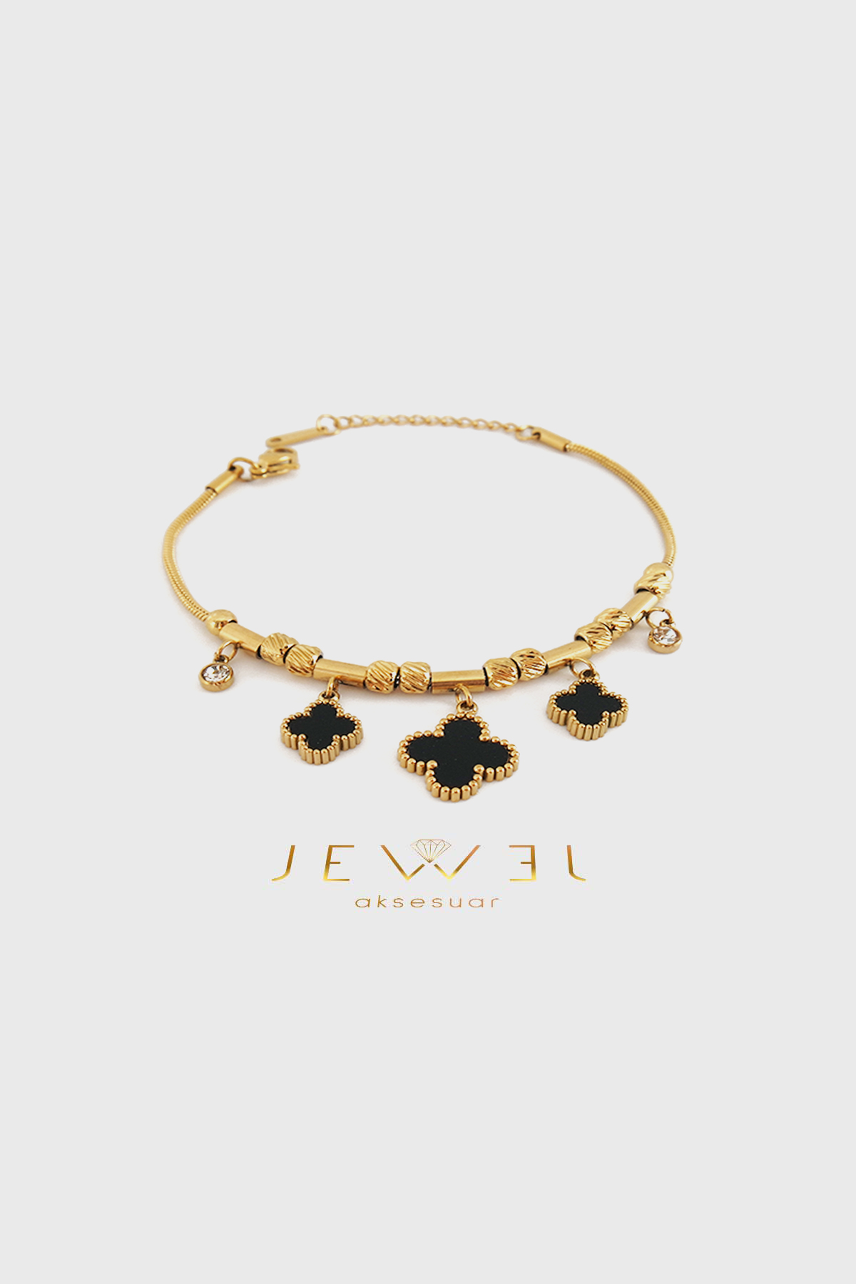 Gaze Model Gold Altın Kaplama Bileklik