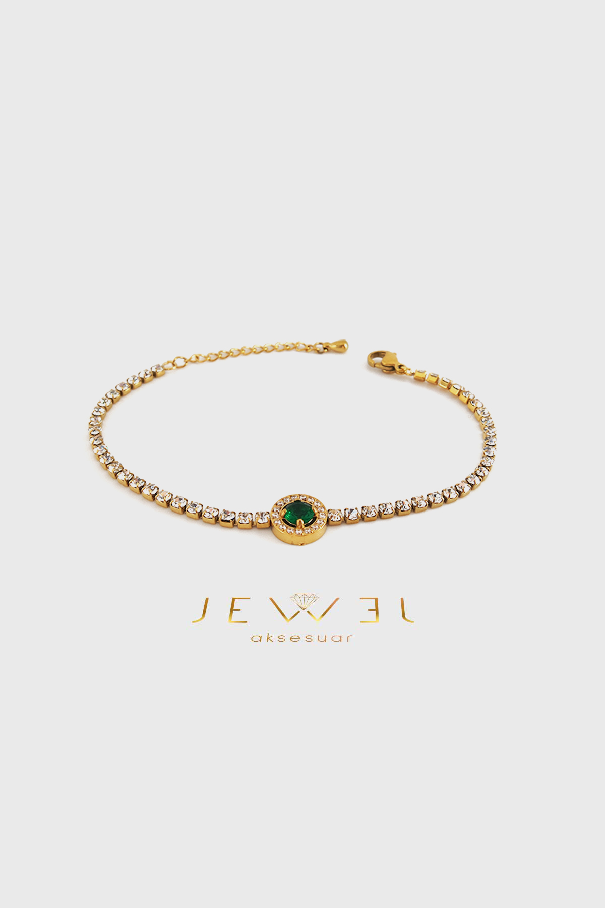 Zena Model Gold Altın Kaplama Bileklik