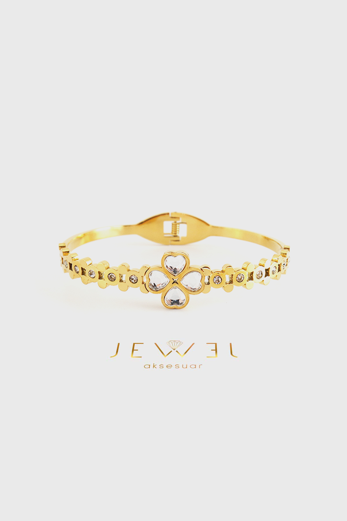 Celia Model Gold Altın Kaplama Bileklik