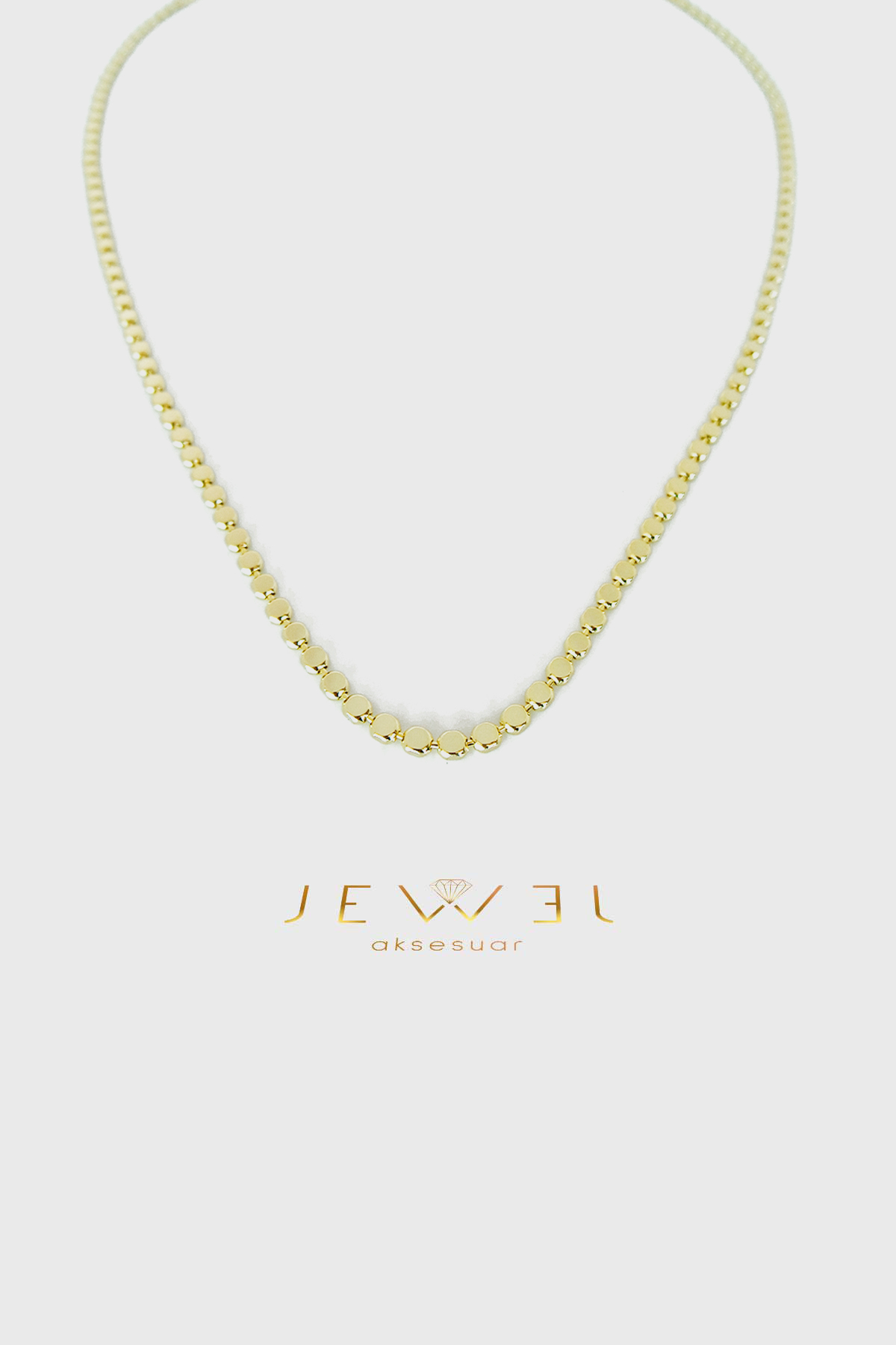 Trend Zincir Gold Kolye