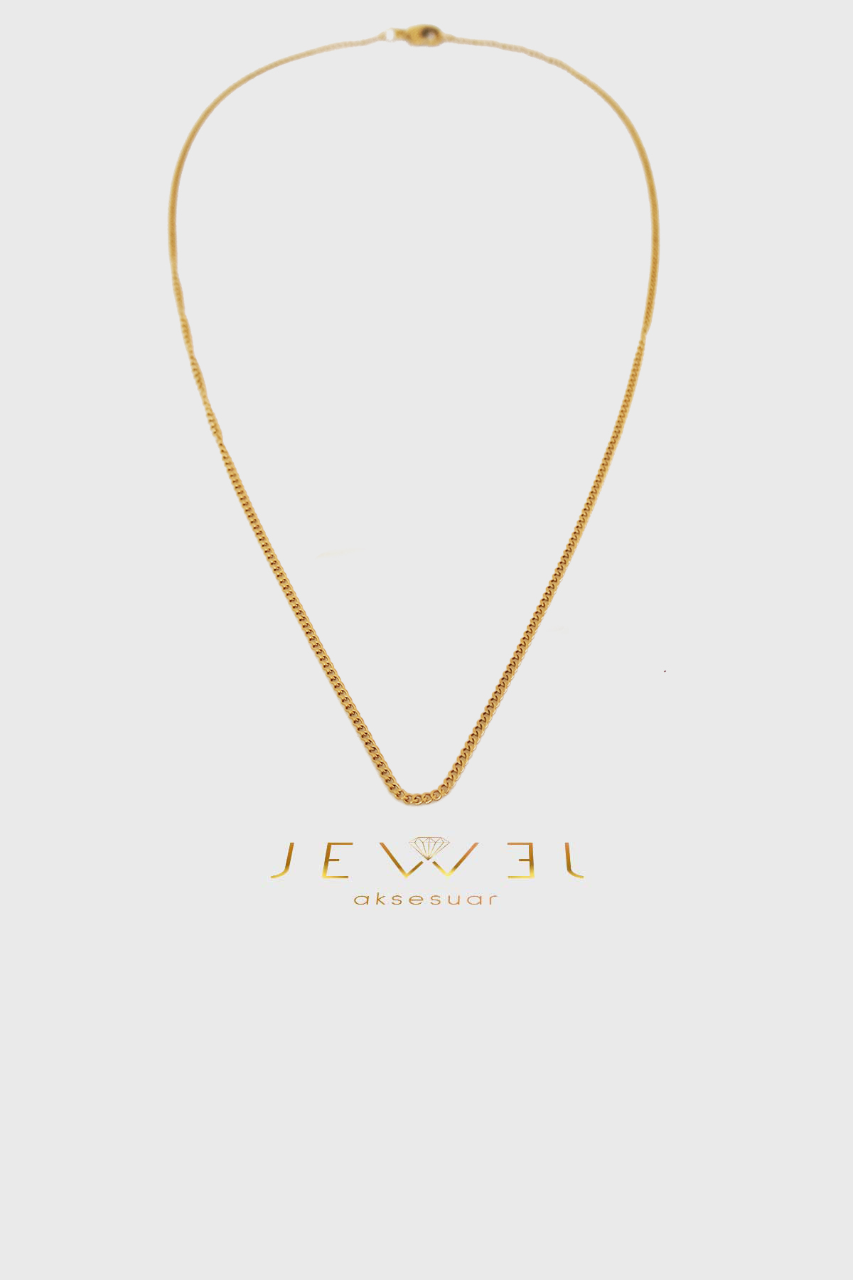 Boş Zincir (Uç Takılabilir) Gold Altın Kaplama Kolye