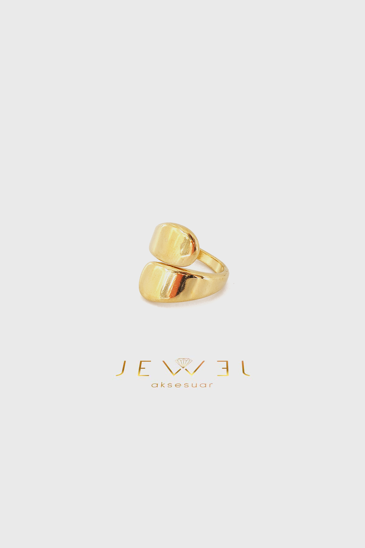 Juno Ayarlanabilir Gold Altın Kaplama Yüzük