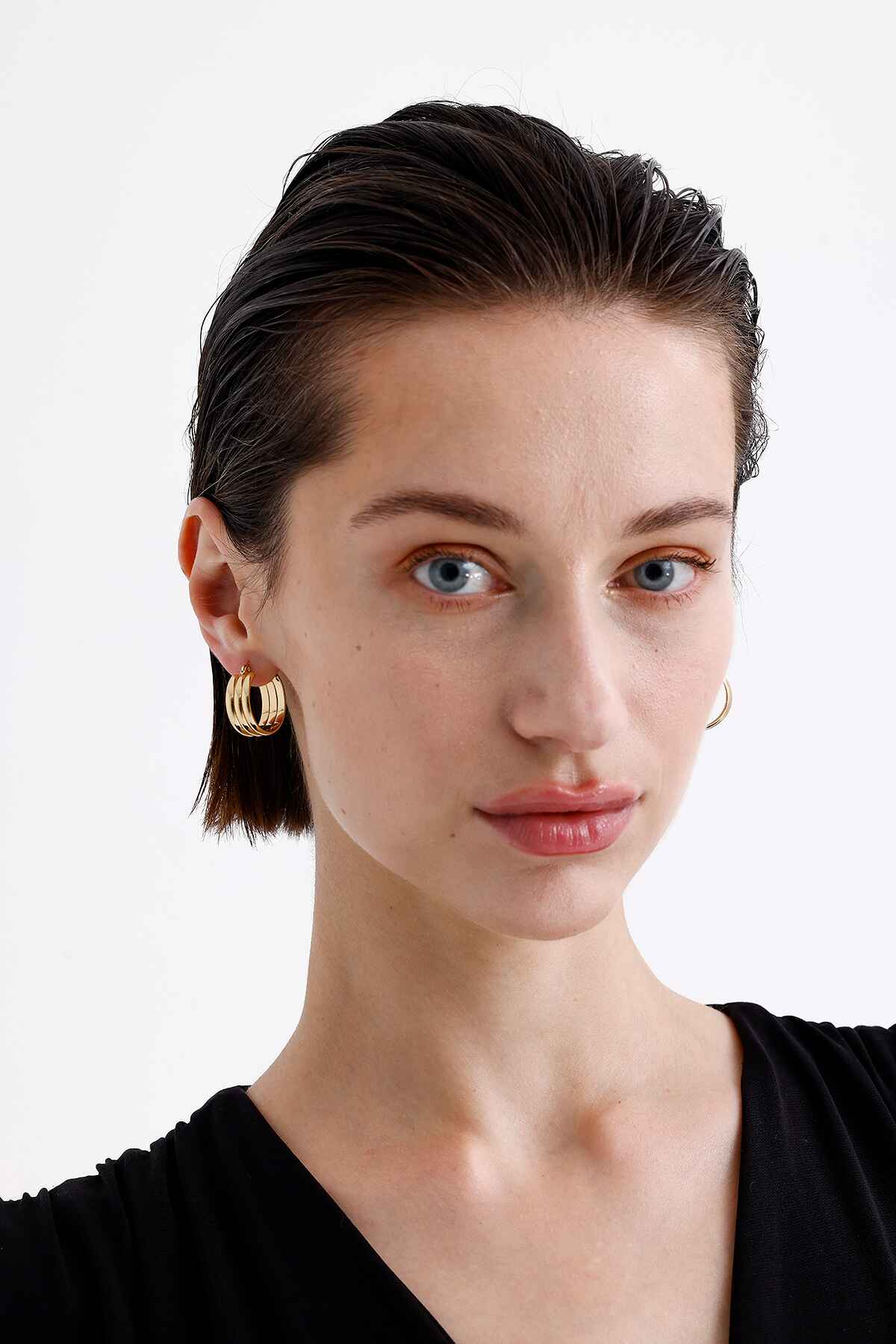 Ares Gold Altın Kaplama Küpe