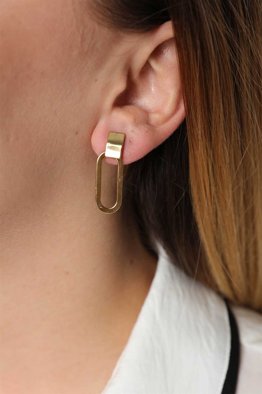 Angelic Gold Altın Kaplama Küpe