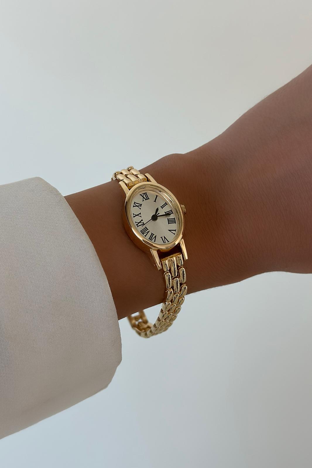 Roma Rakamlı Gold Saat