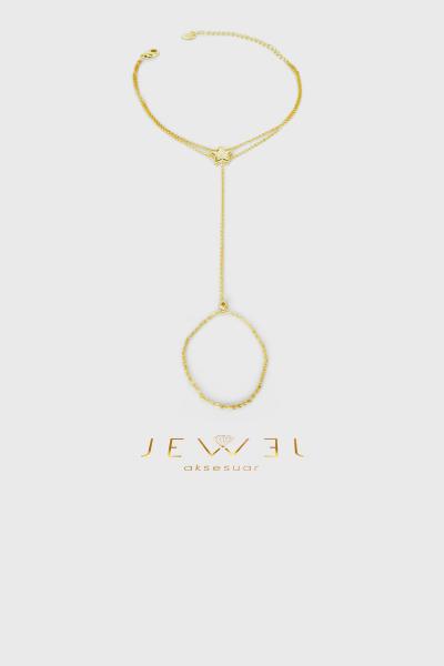 Yıldız Işığı Zarif Detay Gold Şahmeran