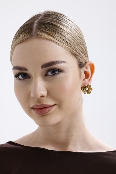 Kalyra Gold Altın Kaplama Küpe