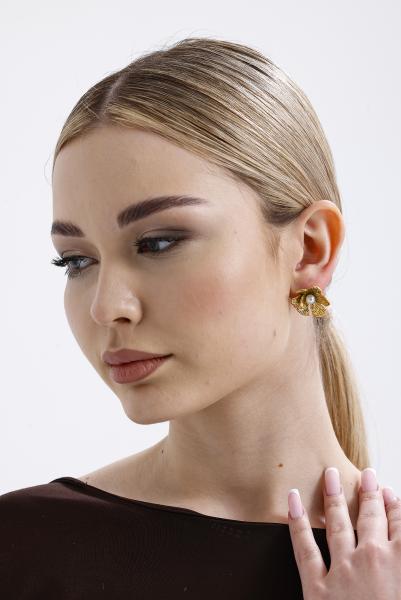 Kalyra Gold Altın Kaplama Küpe