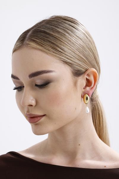 Hespera Gold Altın Kaplama Küpe