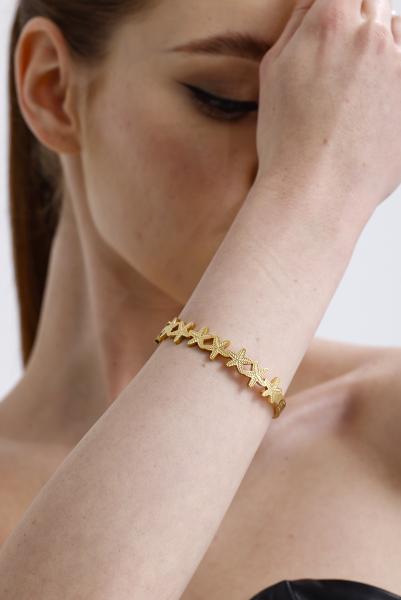 Maris Model Gold Altın Kaplama Bileklik