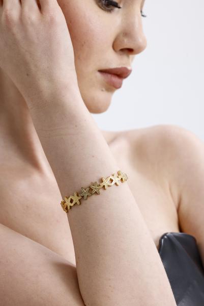 Maris Model Gold Altın Kaplama Bileklik