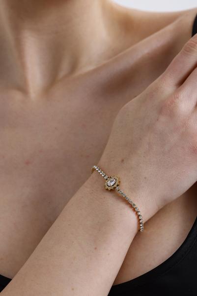 Milagro Model Gold Altın Kaplama Bileklik
