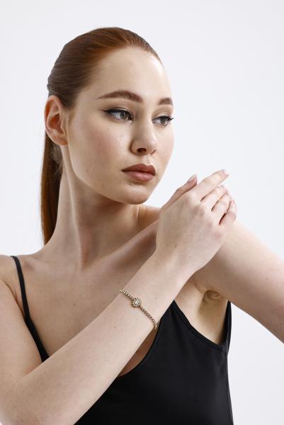 Milagro Model Gold Altın Kaplama Bileklik