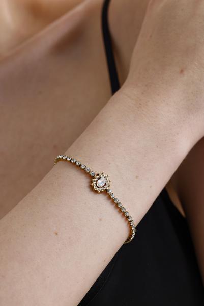 Milagro Model Gold Altın Kaplama Bileklik