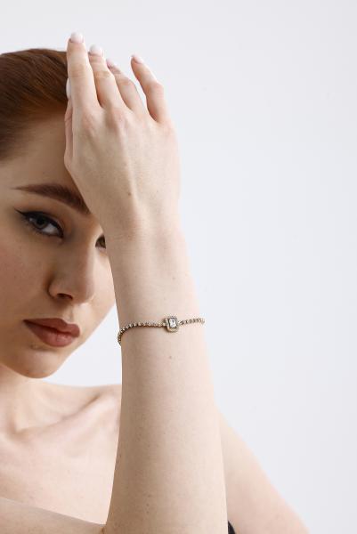 Serene Model Gold Altın Kaplama Bileklik