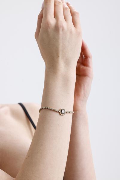 Serene Model Gold Altın Kaplama Bileklik
