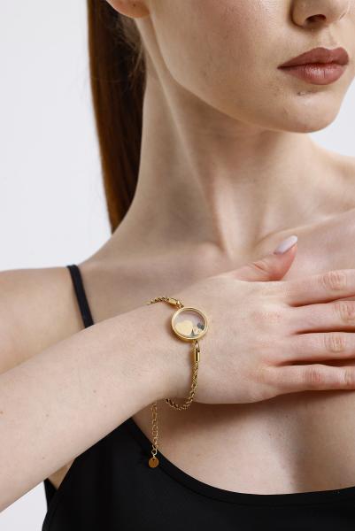 Esencia Model Gold Altın Kaplama Bileklik
